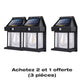 ☀️🏡 Applique Murale Solaire LED Effet Tungstène | Détecteur de Mouvement PIR, Étanche IP65 & Éclairage Zéro Électricité