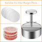 🍔 50% DE RÉDUCTION ! Presse à Viande Manuel pour Galettes de Hamburger – Inox 304, Facile à Nettoyer & Design Anti-Adhésif ✨