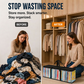 🔍✨📦 Grand sac de rangement en plastique transparent – Épais et résistant aux déchirures, design transparent pour une identification facile, idéal pour vêtements, déménagement et rangement maison 🧺🏠🔒
