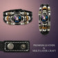 ✨♈ Bracelet en cuir phosphorescent du signe du zodiaque – 12 signes, design unisexe et 2 tailles