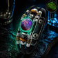 ✨♈ Bracelet en cuir phosphorescent du signe du zodiaque – 12 signes, design unisexe et 2 tailles