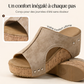 💐50% DE RÉDUCTION ! Sandales Compensées à Soutien Orthopédique – Confort Absolu pour vos Pieds 👣✨【Prix Exceptionnel】