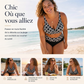 👙 50% DE RÉDUCTION 🌊 Ensemble bikini deux pièces taille haute femme – Soutien-gorge à coques & shorty assorti – Tissu extensible, séchage rapide – parfait pour la plage, la piscine ou les vacances ☀️