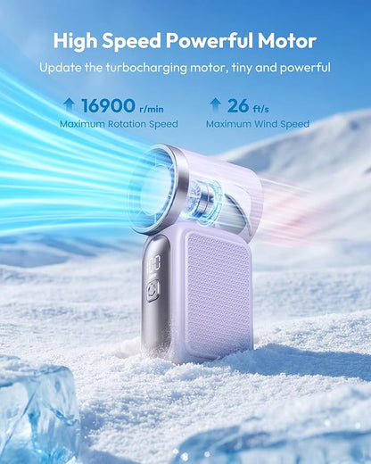 🌀📟💨 OFFRE LIMITÉE 50% DE RÉDUCTION! Mini Ventilateur Portable avec Affichage LED – Ventilateur de Poche Turbo 5 Vitesses, Rechargeable par USB, Refroidissement Rapide – Idéal pour les Voyages, les Trajets et l’Usage Quotidien ✈️🔥