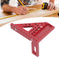 💐50% DE RÉDUCTION ! Rapporteur multi-angles 22.5°-90° – Pour menuiserie & charpente 📏⚡【Offre Limitée】