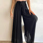 💐50% DE RÉDUCTION ! Pantalon Large Taille Haute – Tissu Fluide et Léger pour Journées Chaudes 🌬️🌸【Offre Limitée】