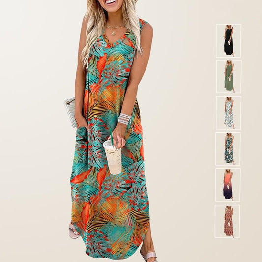 💐59% DE RÉDUCTION ! Robes d‘Été avec Poches – Confort & Style pour la Plage 👗🌸【Offre Limitée】