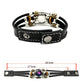 ✨♈ Bracelet en cuir phosphorescent du signe du zodiaque – 12 signes, design unisexe et 2 tailles