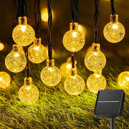 💐60% DE RÉDUCTION ! Guirlande Solaire Écologique – Éclairage Décoratif Sans Facture ☀️🌿【Prix Vert】