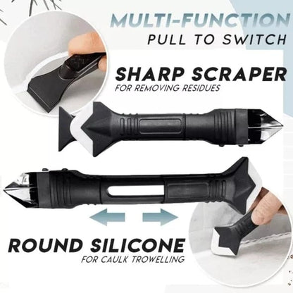 🎁🛍️ ACHETEZ 3, OBTENEZ 1 GRATUIT ! 🔩 9 Pièces d'Outils de Jointoiement en Silicone – Kit 3-en-1, Lame en V & Embouts Universels.
