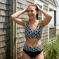 👙 50% DE RÉDUCTION 🌊 Ensemble bikini deux pièces taille haute femme – Soutien-gorge à coques & shorty assorti – Tissu extensible, séchage rapide – parfait pour la plage, la piscine ou les vacances ☀️