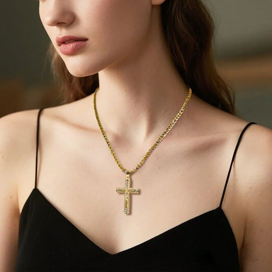 📢📢60 % de réduction !!!  💖✝️Collier pendentif crucifix Jésus