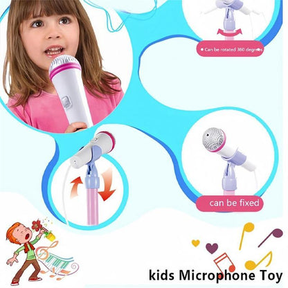 📢📢60 % de réduction !!!🎁 Microphone karaoké pour enfants avec lecteur de musique lumineux — Le cadeau idéal pour vos petits