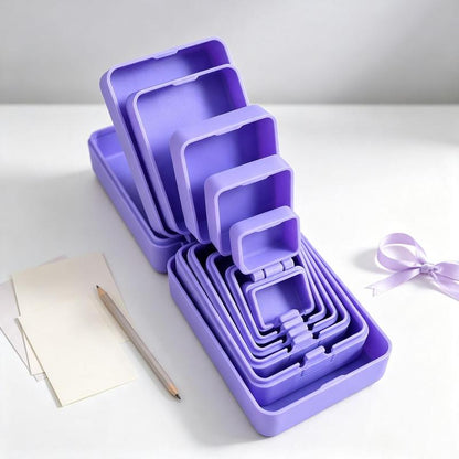 🎀🛒 -60% ! 🎁 Boîte Puzzle Surprise à Étages – 6 Boîtes Empilables Imprimées en 3D, Surprise Cachée à l’Intérieur, Cadeau Interactif Parfait pour Fêtes & Farces.