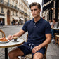 👕 PROMO LIMITÉE 50% DE RÉDUCTION ! ✨ Ensemble d'Été 2 Pièces Homme – Short, Confortable ✨
