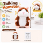 🐹✨ Peluche Hamster Interactif Parlant 15cm – Répétition Vocale Amusante, Hochement de Tête & Peluche Ultra-Douce