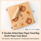 🥪🛒 -50% ! 🍞Sachets en Papier pour Sandwichs – Anti-Graisse, Non Blanchis & Recyclables