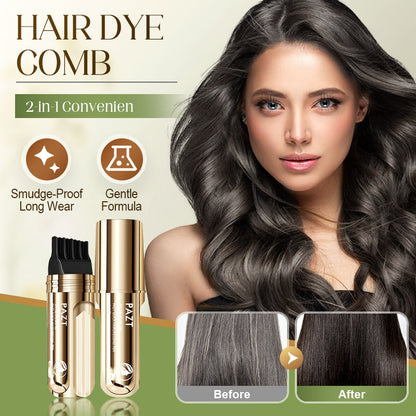💡 Coloration Réinventée | Peigne 2-en-1 pour Cheveux Gris | Naturel & Sans Taches ✨【NOUVEAUTÉ 2026】