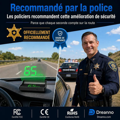👀✨ -50% ! 🚗HUD GPS – Vitesse claire & vue facile.