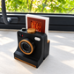 ☕📸 Appareil Photo Rétro pour Latte Art – 100% Mécanique, 30 Pochoirs et Décoration Instantanée