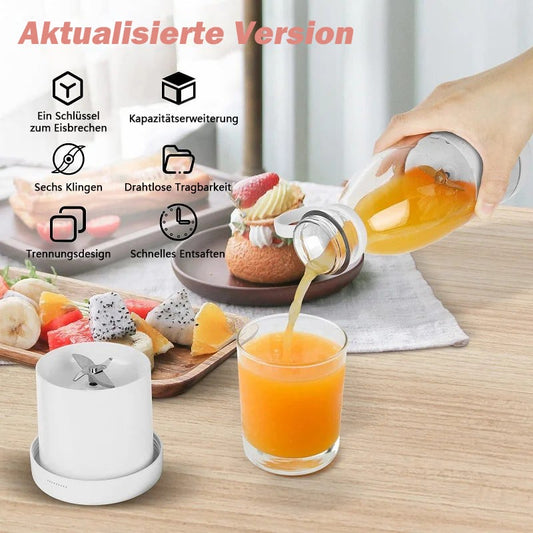 🎄 Promo Noël Éclatante：70 % de réduction ! 🍹 Vitalité en Voyage | Jus Frais Fait Maison en 30s - Extracteur Portable Rechargeable 🥤