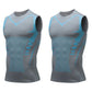 🌀🍃 OFFRE LIMITÉE 50% DE RÉDUCTION! Gilet Amincissant Ionique pour Homme – Compression Rafraîchissante et Légère, Totalement Invisible, Affine le Torse pour Une Allure Plus Nette ❄️✅