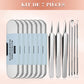 🧴🔍 Kit d’outils pour points noirs et boutons – 4 pièces, embouts de précision et loupe 15x