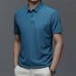 💐 PROMO EXCEPTIONNELLE -50% ! Polo Homme Soie Glacée – Double Graphisme Poitrine & Poignets, Tissu Premium ✨👕【Qualité Haut de Gamme】