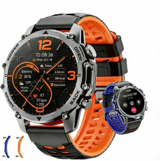 📢📢60% de réduction !! ⏰ Montre connectée HD pour homme – Écran 1,52", suivi santé & notifications intelligentes ⌚💼