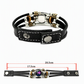 ⭐🔮 -50% ! 🐾 Bracelet Zodiaque en Cuir Phosphorescent – Brille dans le Noir, Ajustable & Unisexe.