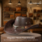 💐60% DE RÉDUCTION ! Chapeau Cowboy Taille Unique – Parfait pour Toutes les Têtes 🏕️🧢【Offre Limitée】