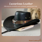 💐60% DE RÉDUCTION ! Chapeau Cowboy Taille Unique – Parfait pour Toutes les Têtes 🏕️🧢【Offre Limitée】