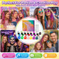 🎨🛒 -60% ! 🌈 Kit Craies Capillaires – 12 Couleurs Éclatantes, Lavable & Applicateur Facile pour Fêtes & Photos.