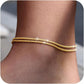 💐50% DE RÉDUCTION ! Bracelet de Cheville Féminin – Couches Délicates & Brillantes 💖✨【Prix Casse】