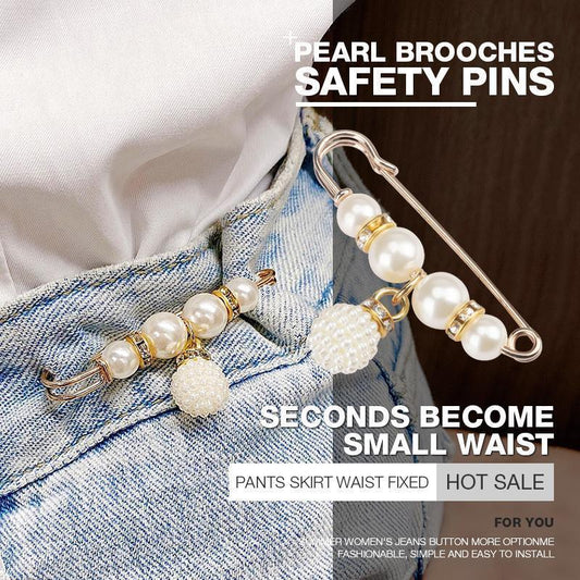 🦪👗 OFFRE LIMITÉE 50% DE RÉDUCTION! Broche Perlée & Clip Décoratif pour Vêtements – À Porter en Broche ou Fixer en Clip, Fausses Perles Élégantes, Chic Instantané pour Col, Chapeau ou Sac 🎀🌸