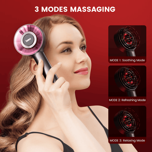 💐50% DE RÉDUCTION ! Brosse de massage du cuir chevelu – Utilisation sèche ou sous la douche, facile à nettoyer 💧🛁【Prix Spécial】