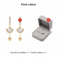 💐50% DE RÉDUCTION ! Boucles d'oreilles ginkgo pour femmes – Cadeau idéal pour toutes les occasions 🎁🌸【Prix Doux】