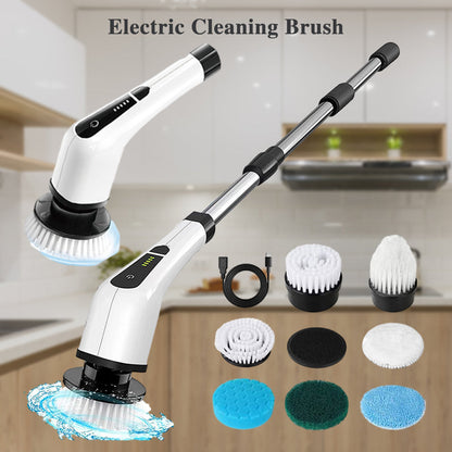 🧹💥 -50% ! ⚡Brosse Nettoyage Rotative Électrique – Multifonction, Sans Fil, Longue Autonomie