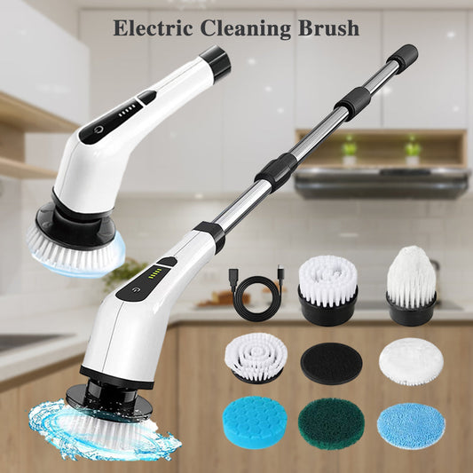 🧹💥 -50% ! ⚡Brosse Nettoyage Rotative Électrique – Multifonction, Sans Fil, Longue Autonomie