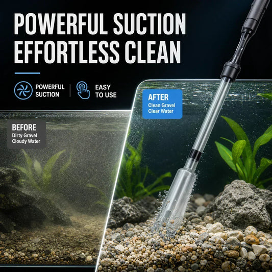 ✨🛒 -50% ! 🏙 Aspirateur Électrique pour Aquarium – Gravier Propre & Eau Fraîche.