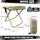 🪑 PROMO FLASH : 50% DE RÉDUCTION ! Tabouret Pliant de Camping Compact – Armature en Aluminium, Poches Latérales & Format Plié Réduit for une Assise d'Appoint Facile à Transporter Partout ✨🏕️