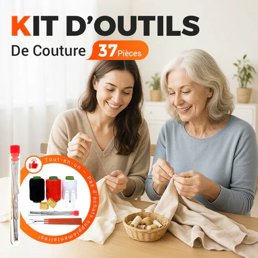 💐 50% DE RÉDUCTION ! Coffret Couture 37 Pièces – Outillage Complet pour Débutants & Confirmés 🧵📏 【Prix Imbattable】