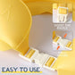 👶🛒 -50% ! 🛁Bonnet de Douche Impérméable pour Bébé – PP + TPE, Ajustable & Couronne Dessin Animé.
