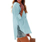 🧥✨ PROMO FLASH 50% ! Sweat à Capuche Oversize Femme Col V – Poche Kangourou, Tissu Coton & Lin, 6 Coloris, Tailles S-XXL, Idéal Plage & Quotidien 🌊