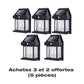 ☀️🏡 Applique Murale Solaire LED Effet Tungstène | Détecteur de Mouvement PIR, Étanche IP65 & Éclairage Zéro Électricité