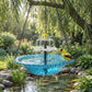 💐 60% DE RÉDUCTION ! Fontaine Solaire Suspendue pour Oiseaux – Design Moderne 2026, Cascade Apaisante 🐦💧【Nouveauté】