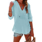 🧥✨ PROMO FLASH 50% ! Sweat à Capuche Oversize Femme Col V – Poche Kangourou, Tissu Coton & Lin, 6 Coloris, Tailles S-XXL, Idéal Plage & Quotidien 🌊