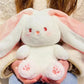 🍓50% DE RÉDUCTION ! Cadeau Parfait en Peluche – Strawberry Bunny Transformable pour Enfants 🎁🌸【Idée Cadeau】