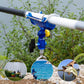 🎣🧲 Support de canne à pêche autobloquant à tourelle – Réglable à 360°, acier inoxydable et maintien stable