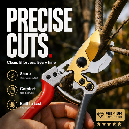 ✂️🌿 Sécateur de Jardin SK5 Haute Précision – Lame en Acier Trempé, Coupe Nette & Poignée Ergonomique